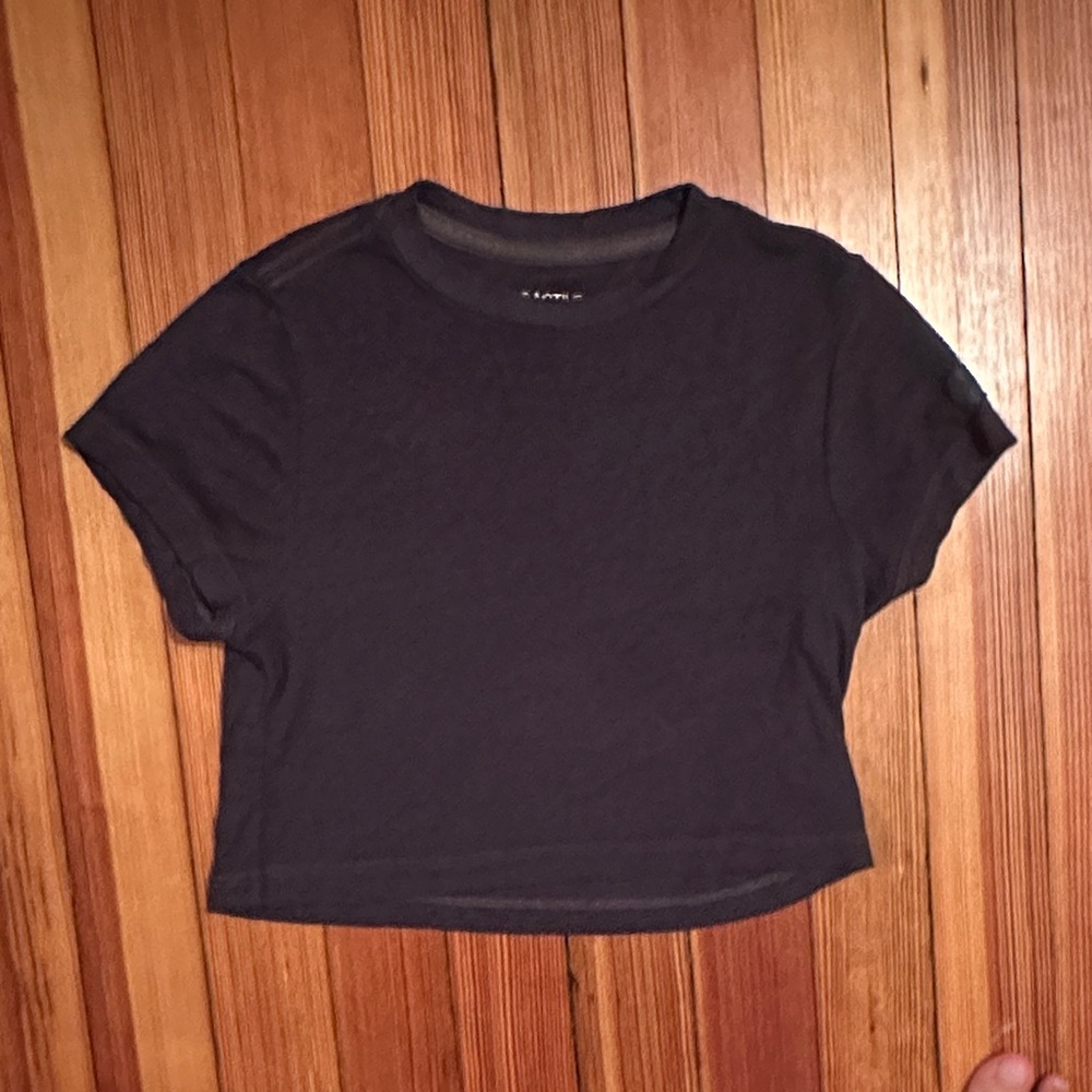 Set Active Ribbed Crop T-shirt